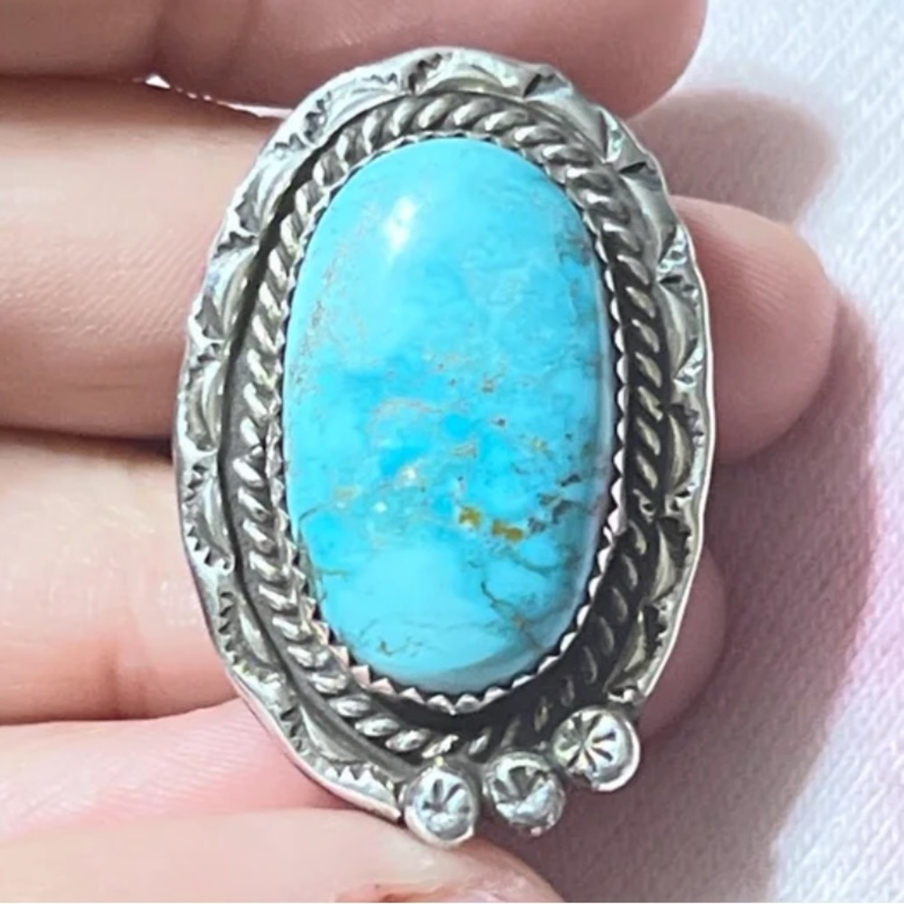Sterling Silver Turquoise ring native made
